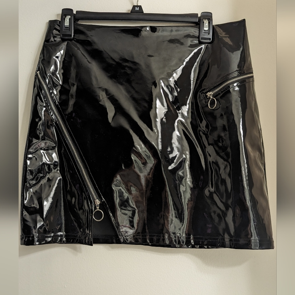 Better Be Vegan Leather Mini Skirt